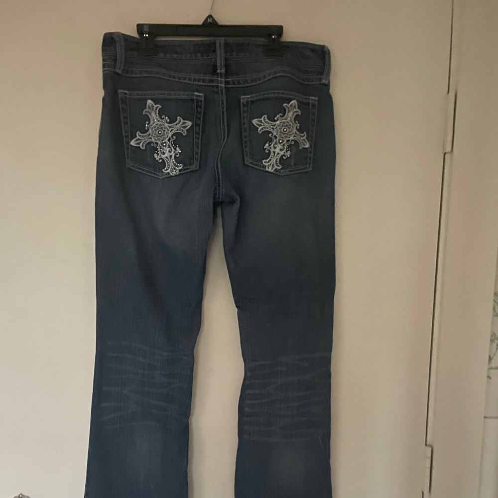 Rock 47 wranglers ultra low rise perfect condition